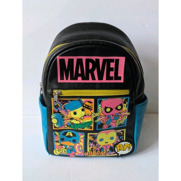Funko POP! Marvel Black Light Mini Backpack Target Exclusive Disney - Picture 1 of 10